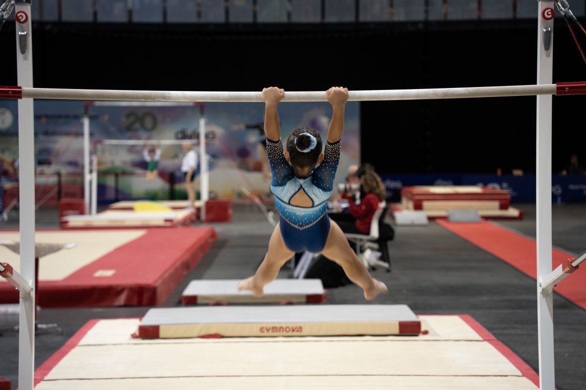 El Navarra Arena se convierte en epicentro de la gimnasia artística femenina nacional - Imagen 1